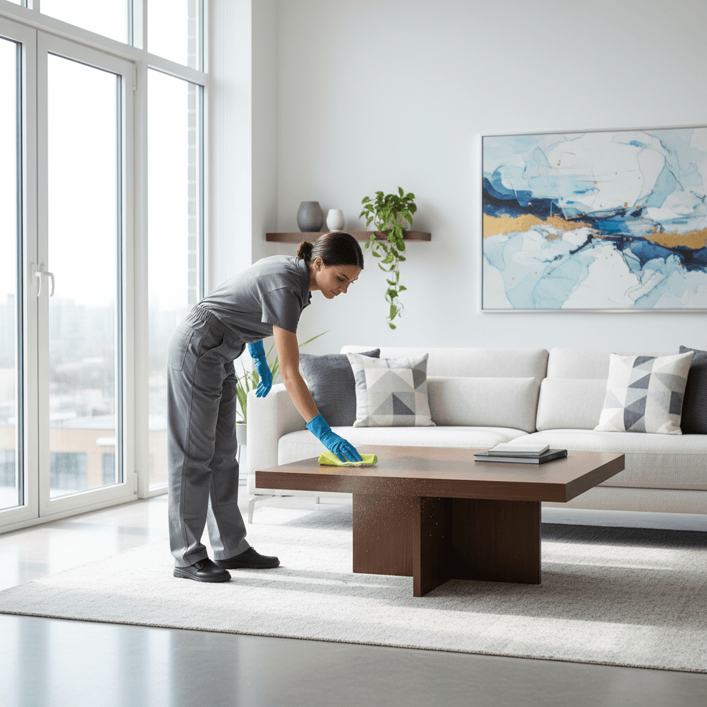 Regular maintenance cleaning