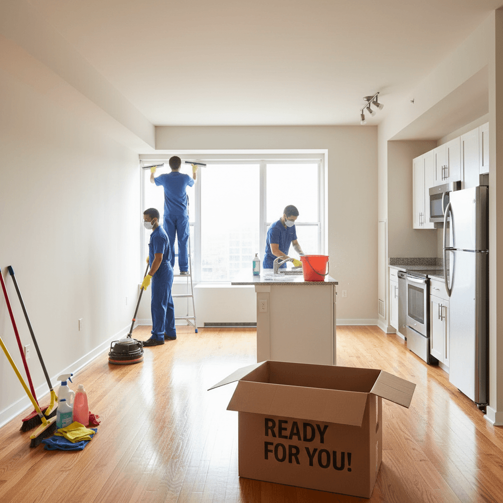 Move-in or move-out cleaning
