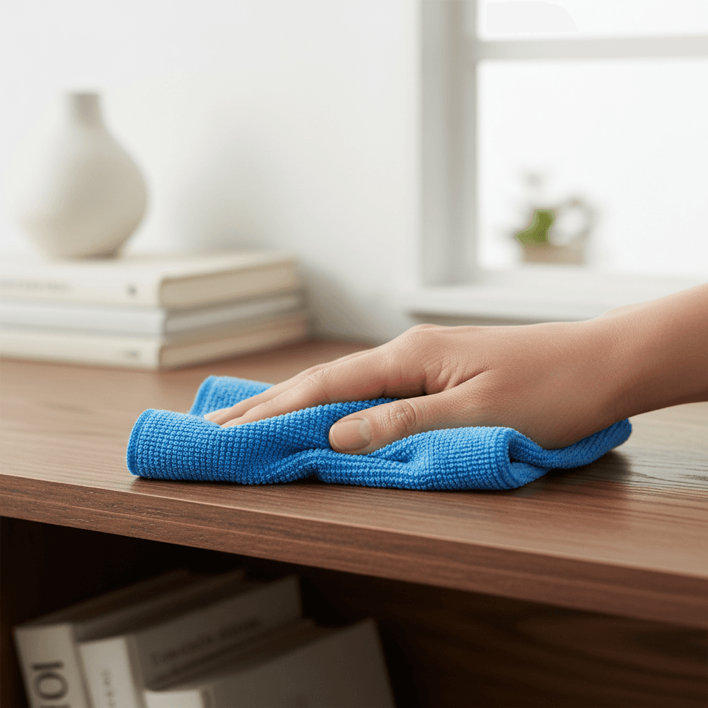 Dust-free surfaces