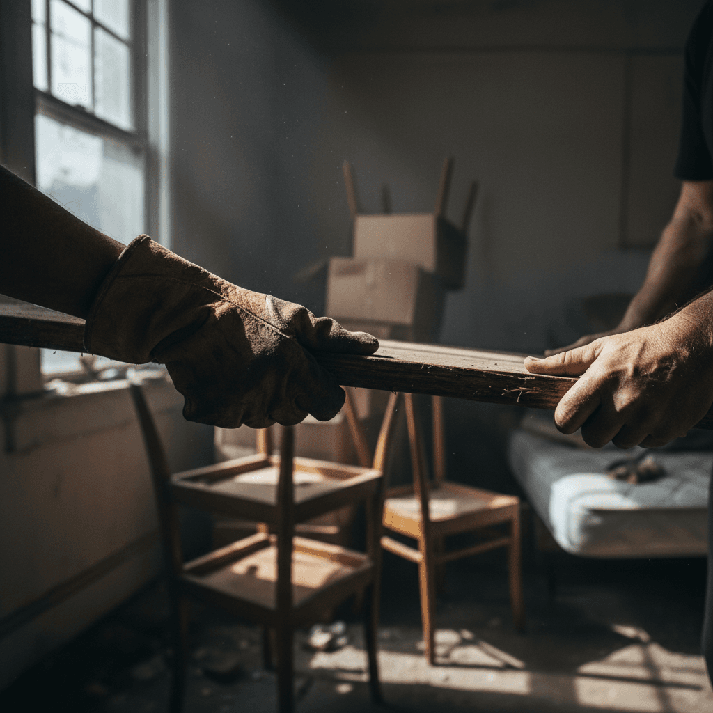 Post-construction cleanup and debris removal